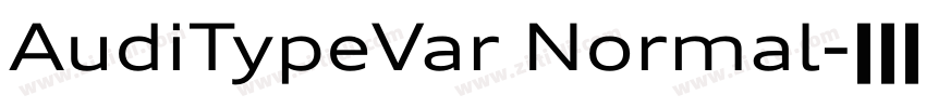 AudiTypeVar Normal字体转换 AudiTypeVar Normal字体转换
